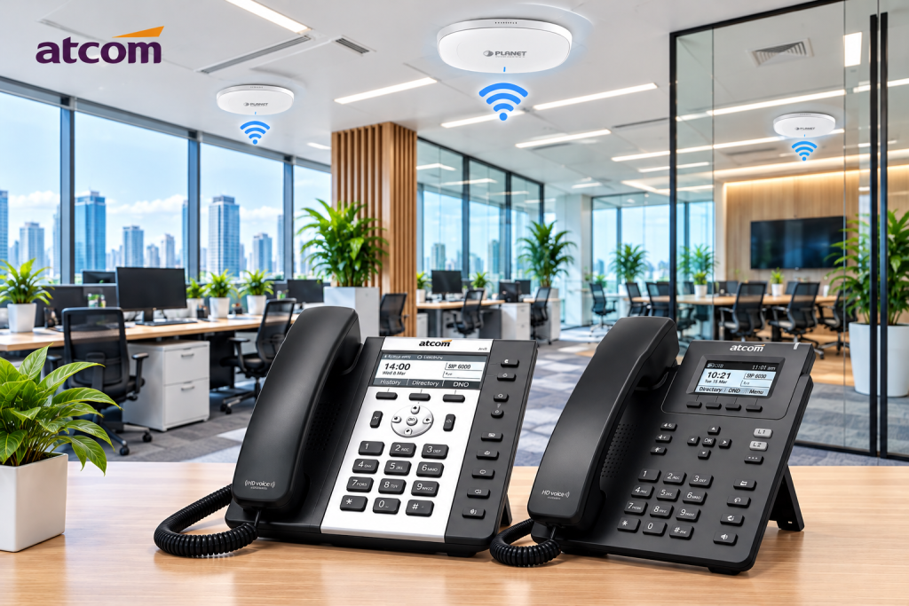 Điện thoại cố định để bàn không dây Wi-Fi giá rẻ
