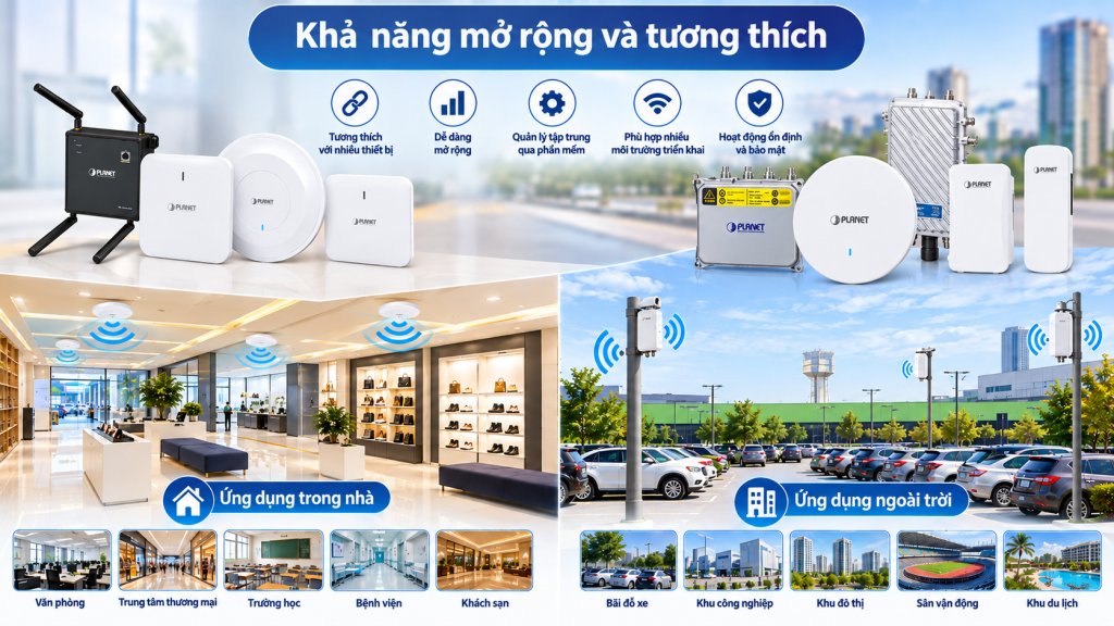Thiết kế, lắp đặt mạng Wi-Fi doanh nghiệp