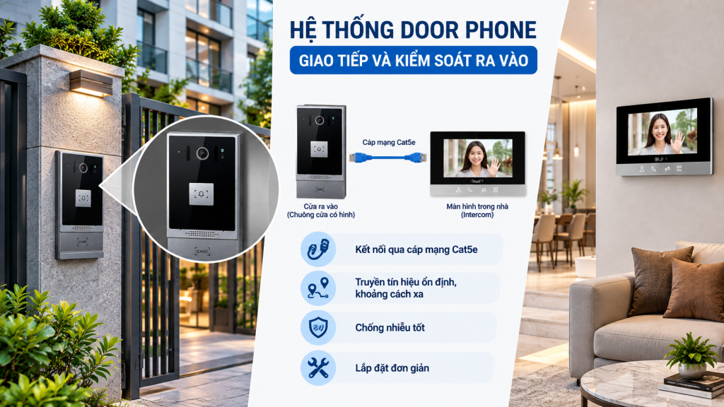 Hệ thống liên lạc nội bộ Video-Audio Intercom chuẩn SIP