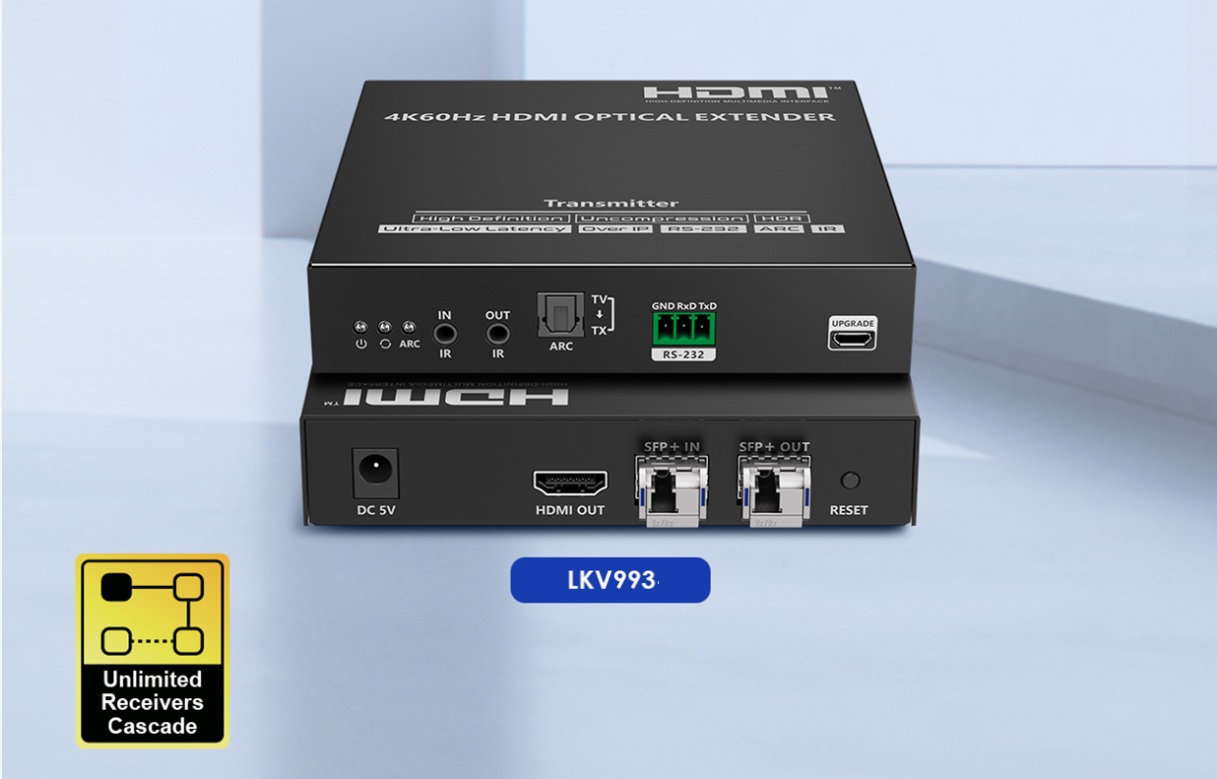 bộ chuyển đổi 4K-HDMI sang quang Lenkeng LKV993