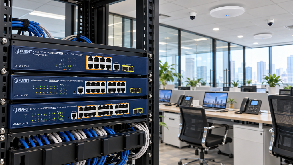 Các thiết bị L2 Switch PoE PLANET thông dụng nhất