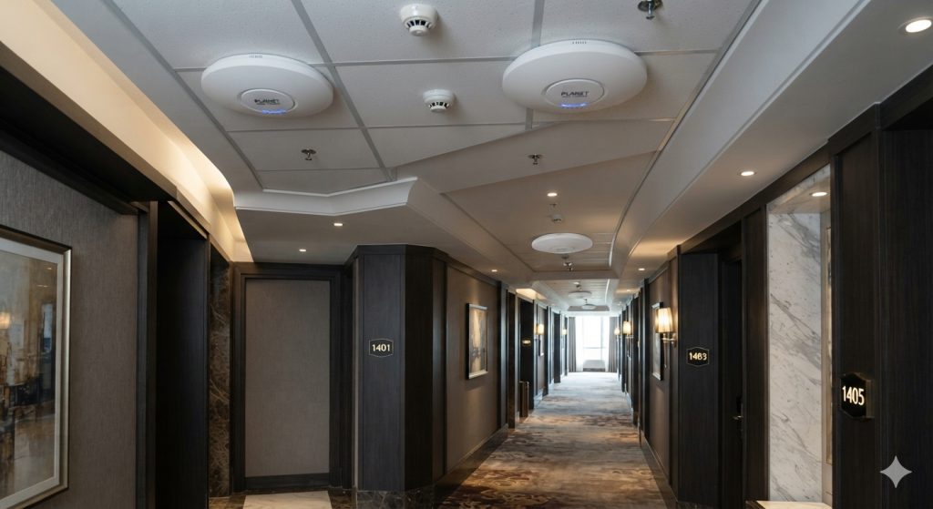 thiết lập và lắp đặt mạng WiFI cho khách sạn
